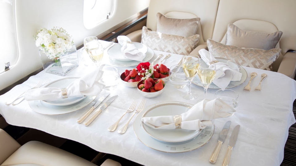 In-Flight Dining and Entertainment at Its Best