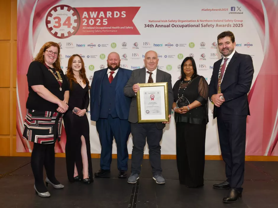 Celebrating achievements with safety award