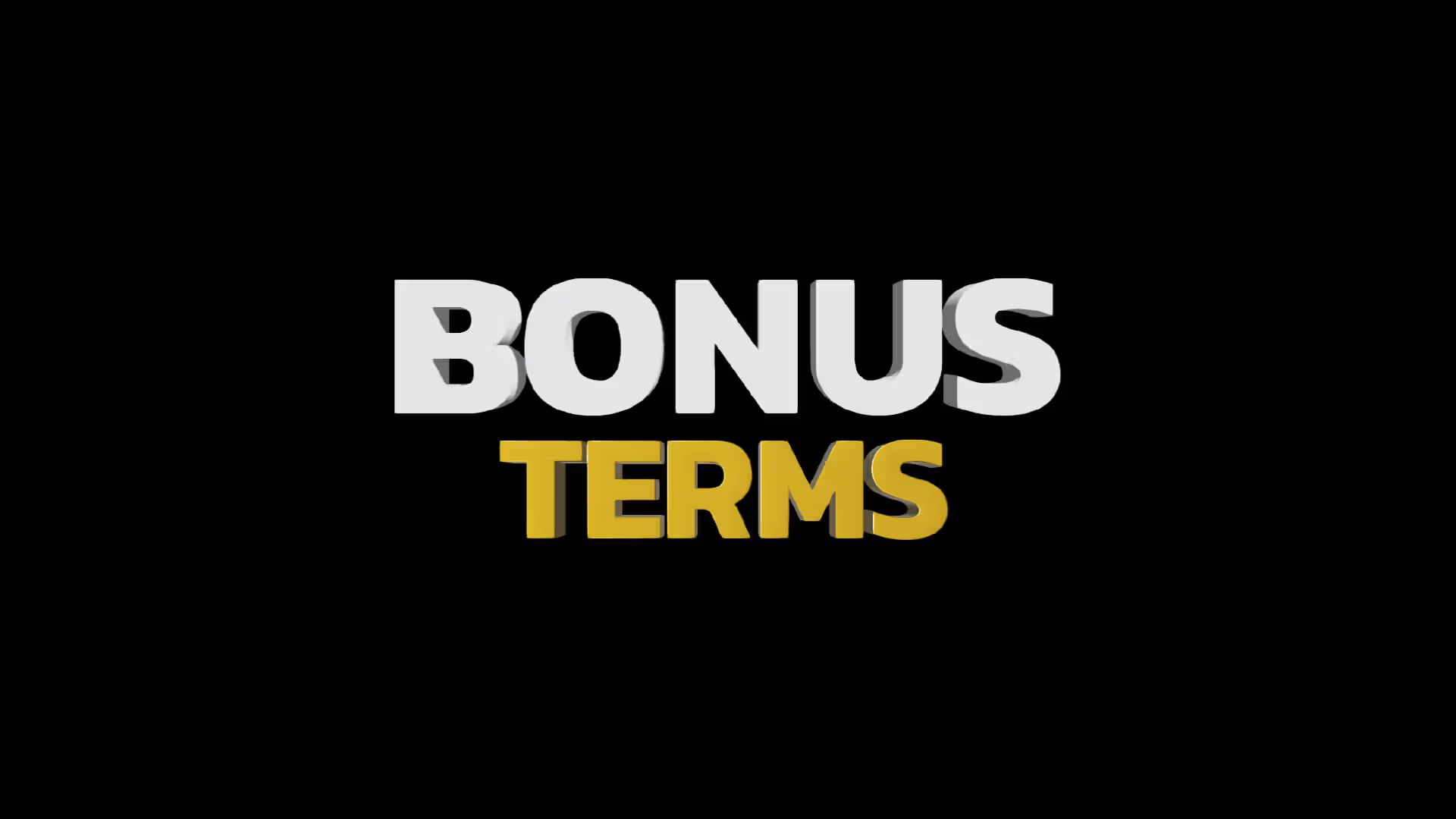 Bonus Terms and Conditions at The Pokies